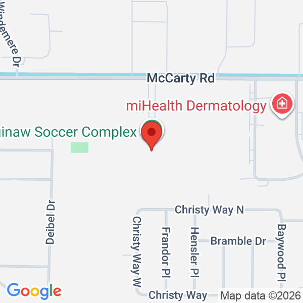 Saginaw Township Soccer Complex Map