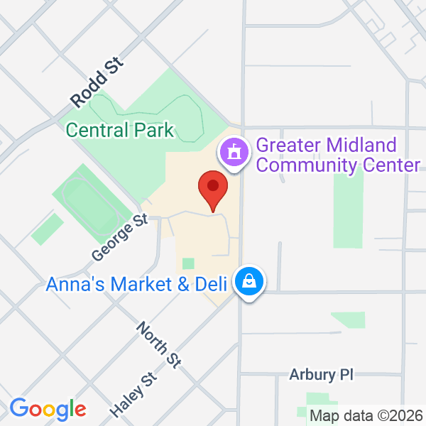 Greater Midland Community Center Map