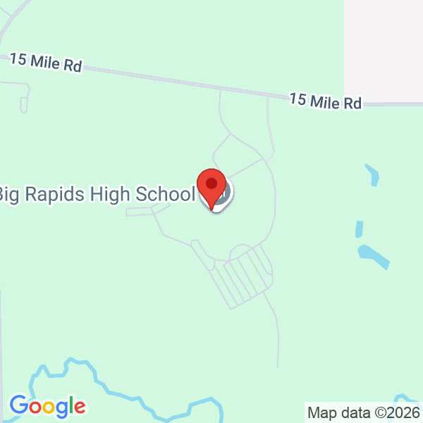 Big Rapids Varsity Baseball Field Map