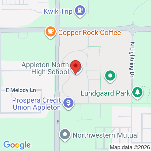 Appleton North High School Map