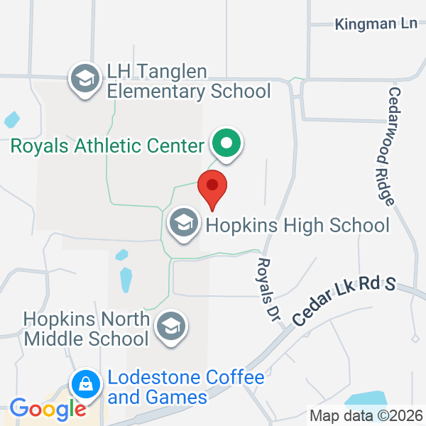 The Royals Athletic Center Map