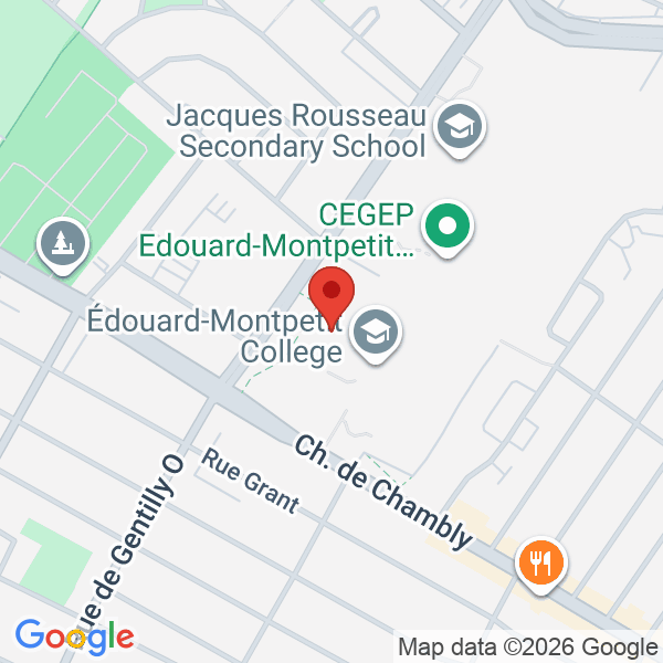 Centre Sportif Edouard Montpetit Map