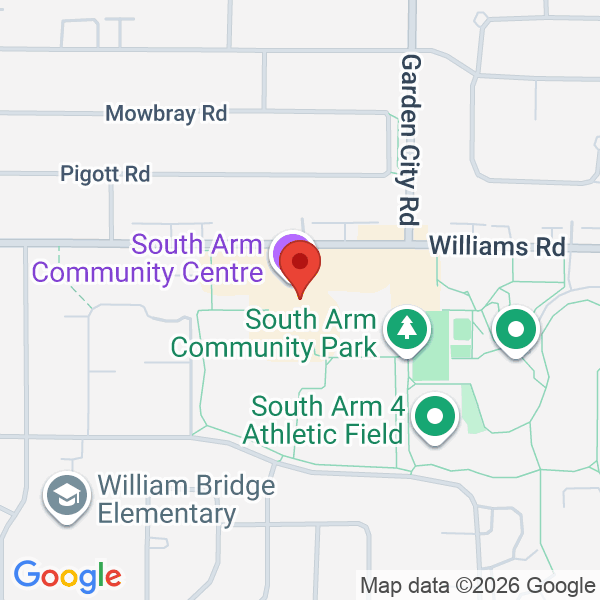 South Arm Community Center - Outdoor Courts Map