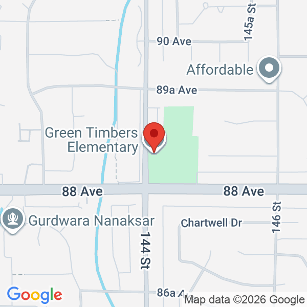 Green Timbers Elementary Map