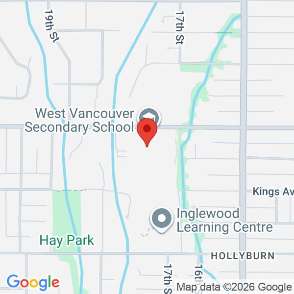 West Vancouver Secondary Map