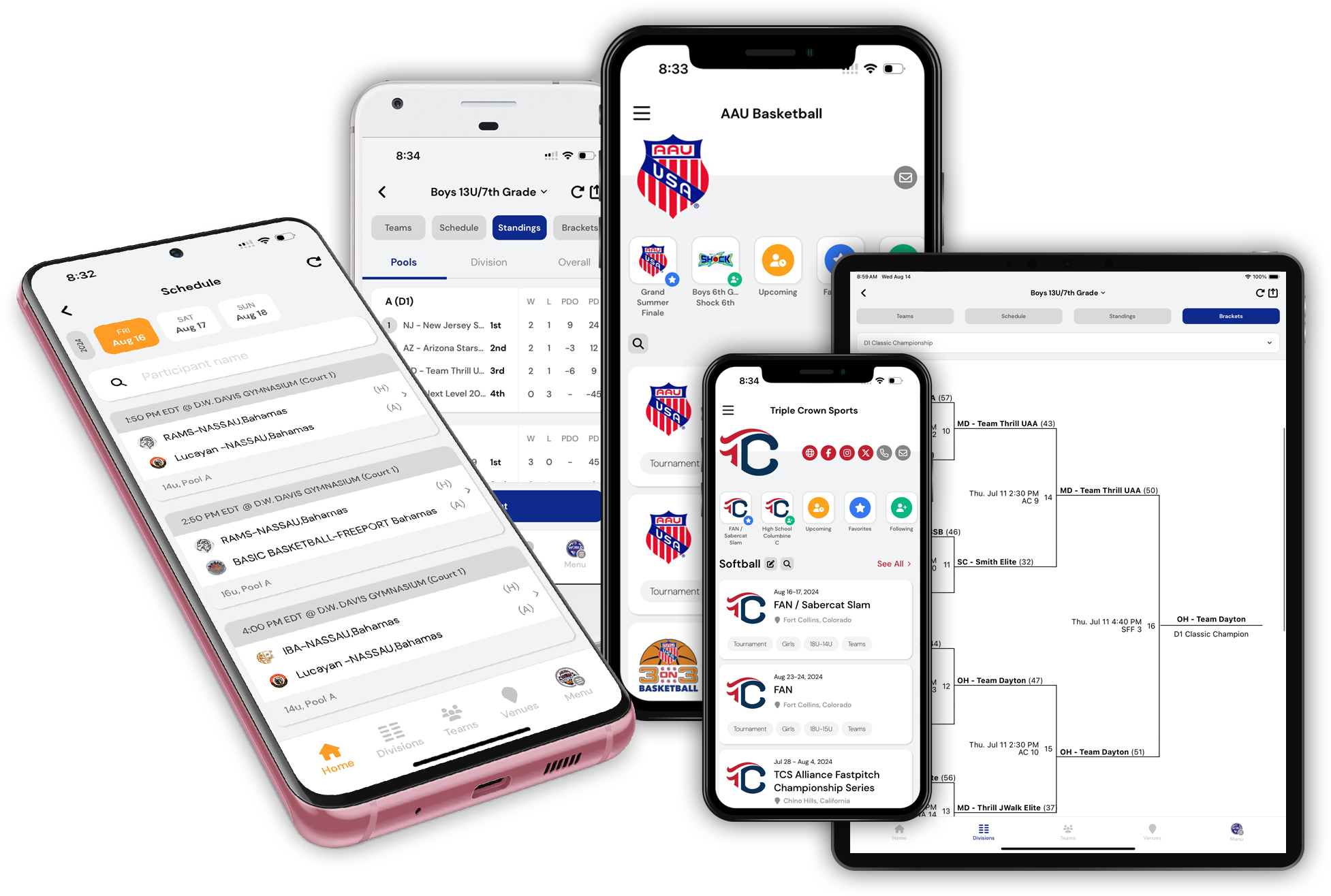 Event, Tournament, League Branded App For Apple and Android